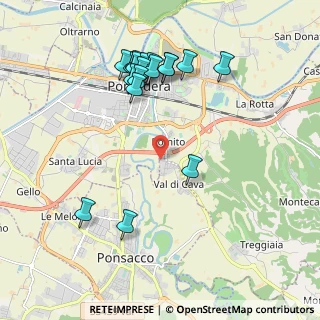 Mappa Via di Scopeto, 56025 Pontedera PI, Italia (2.16333)