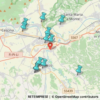 Mappa Via di Scopeto, 56025 Pontedera PI, Italia (4.19417)