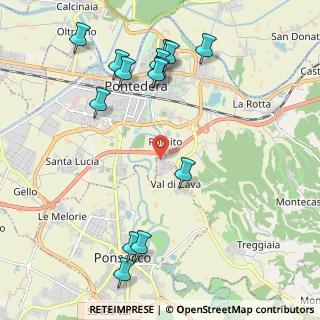 Mappa Via Pinocchio, 56025 Pontedera PI, Italia (2.51214)