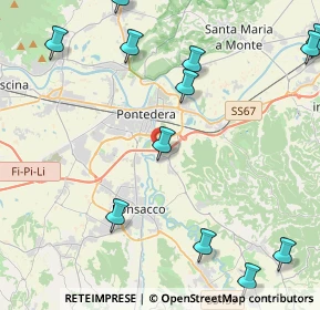 Mappa Via Pinocchio, 56038 Ponsacco PI, Italia (5.905)