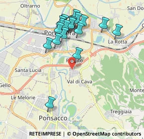 Mappa Via Pinocchio, 56038 Ponsacco PI, Italia (2.0605)