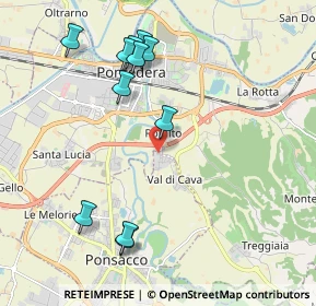 Mappa Via Pinocchio, 56038 Ponsacco PI, Italia (2.24182)