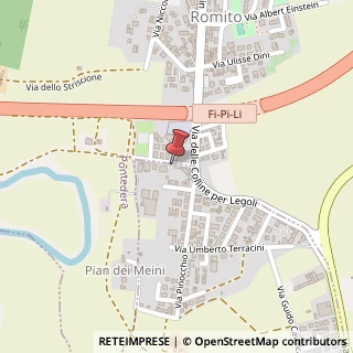 Mappa Via Colline, 7, 56038 Ponsacco, Pisa (Toscana)