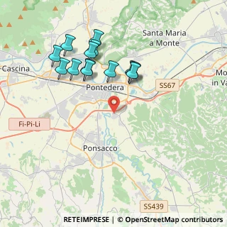 Mappa Via Pinocchio, 56025 Pontedera PI, Italia (3.98)