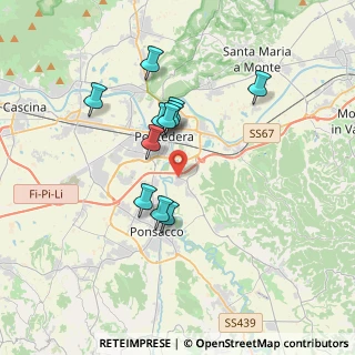 Mappa Via Pinocchio, 56025 Pontedera PI, Italia (3.15)