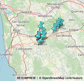 Mappa Via Pinocchio, 56038 Ponsacco PI, Italia (7.11167)
