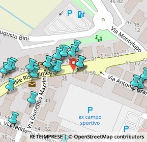 Mappa Viale Risorgimento, 50025 Montespertoli FI, Italia (0.05385)