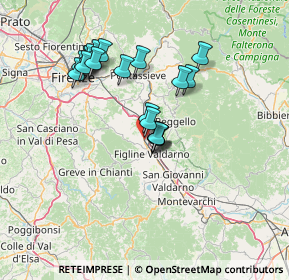 Mappa Via Nannicione, 50064 Figline e Incisa Valdarno FI, Italia (12.9565)