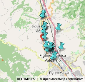 Mappa Via Nannicione, 50064 Figline e Incisa Valdarno FI, Italia (1.2505)