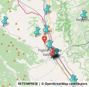 Mappa Via Nannicione, 50064 Figline e Incisa Valdarno FI, Italia (5.449)