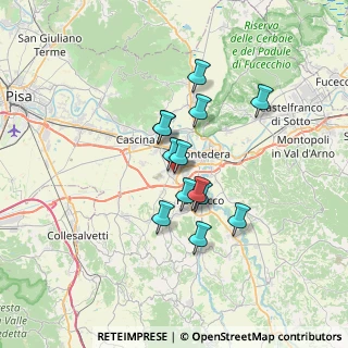 Mappa Zona Industriale Gello, 56025 Pontedera PI, Italia (5.17615)