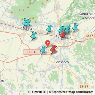 Mappa Zona Industriale Gello, 56025 Pontedera PI, Italia (3.42692)