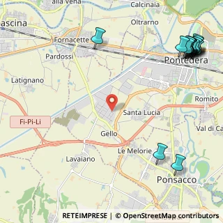 Mappa Zona Industriale Gello, 56025 Pontedera PI, Italia (3.55944)