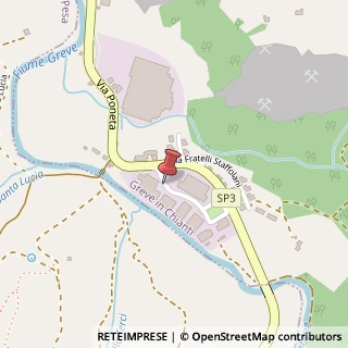 Mappa Via Donzelli Da Ponetta, 1, 50020 Greve in Chianti, Firenze (Toscana)