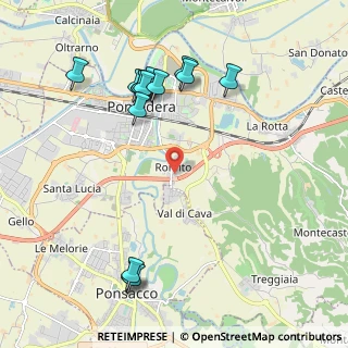 Mappa Via U. Dini, 56025 Pontedera PI, Italia (2.36786)