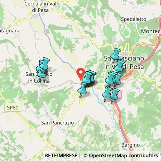Mappa Via Bignola, 50026 Montespertoli FI, Italia (1.608)