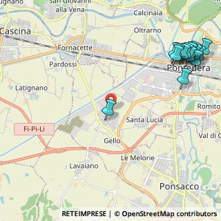 Mappa Via dell'Industria, 56025 Pontedera PI, Italia (3.27133)