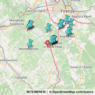 Mappa Via della Pesa, 50026 San Casciano in Val di pesa FI, Italia (6.3645)
