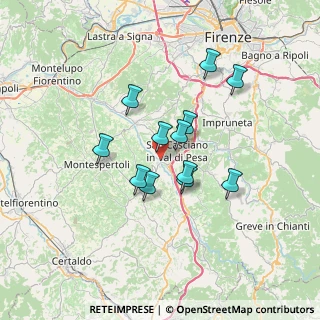 Mappa Via della Pesa, 50026 San Casciano in Val di pesa FI, Italia (5.58667)