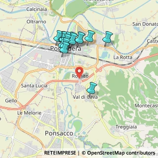 Mappa Via Dini, 56025 Pontedera PI, Italia (1.85375)
