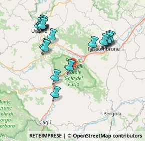 Mappa Pianacce, 61034 Fossombrone PU, Italia (8.7945)