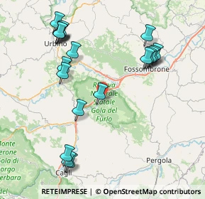 Mappa Pianacce, 61034 Fossombrone PU, Italia (9.3975)