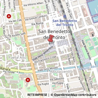 Mappa Via Volturno, 4, 63074 San Benedetto del Tronto, Ascoli Piceno (Marche)