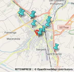 Mappa Via Don Consalvo Battenti, 06034 Foligno PG, Italia (1.54727)