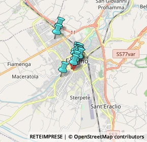Mappa Via Mario Tradardi, 06034 Foligno PG, Italia (0.77615)