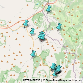 Mappa Via Curasci, 06030 Sellano PG, Italia (5.361)
