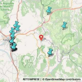 Mappa Via Curasci, 06030 Sellano PG, Italia (12.4235)