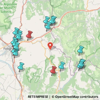 Mappa Via Curasci, 06030 Sellano PG, Italia (11.235)