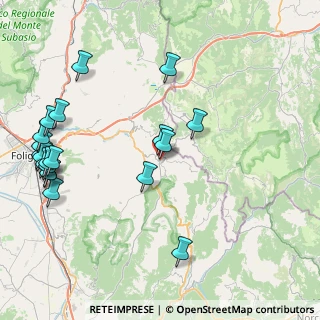 Mappa Via Curasci, 06030 Sellano PG, Italia (10.8015)