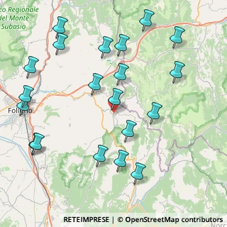 Mappa Via Curasci, 06030 Sellano PG, Italia (10.2935)