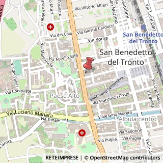 Mappa Piazza Nardone, 19, 63074 San Benedetto del Tronto, Ascoli Piceno (Marche)