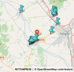 Mappa Via Lago di Corbara, 06031 Bevagna PG, Italia (4.03353)