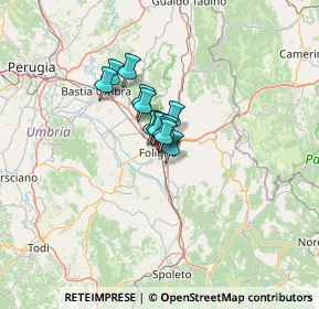 Mappa Via Pietro Gori, 06034 Foligno PG, Italia (6.09077)