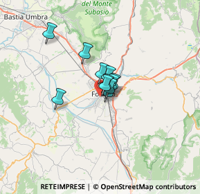 Mappa Viale Umbria, 06034 Foligno PG, Italia (3.21091)