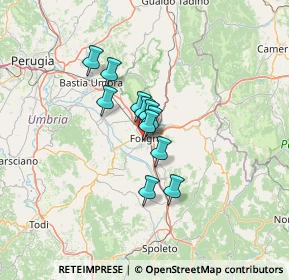 Mappa Viale Umbria, 06034 Foligno PG, Italia (8.38091)