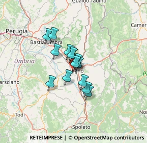 Mappa Viale Umbria, 06034 Foligno PG, Italia (8.31714)