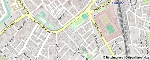 Mappa Foligno