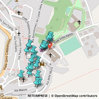 Mappa Via Icilio Vanni, 06062 Città della Pieve PG, Italia (0.096)