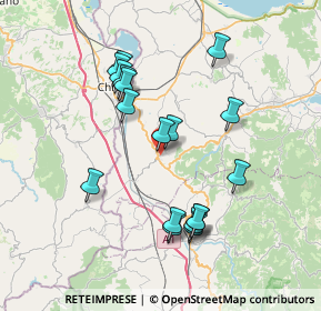 Mappa Via Icilio Vanni, 06062 Città della Pieve PG, Italia (7.40611)