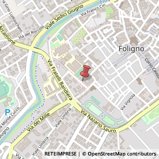 Mappa Via Guglielmo Marconi, 12, 06034 Foligno, Perugia (Umbria)