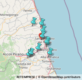 Mappa Via Leonardo Da Vinci, 63075 San , 63075 San (10.37364)