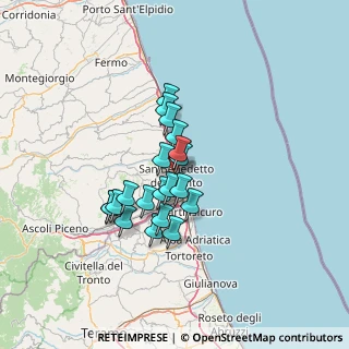 Mappa Via Giosuè Carducci, 63015 San Benedetto del Tronto AP, Italia (10.4865)