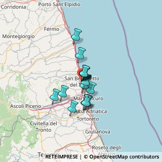 Mappa Via Giosuè Carducci, 63015 San Benedetto del Tronto AP, Italia (8.07438)