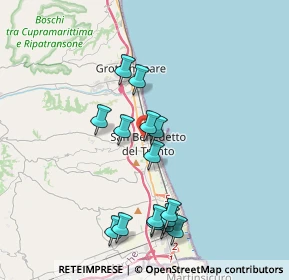 Mappa Via Giosuè Carducci, 63015 San Benedetto del Tronto AP, Italia (3.88467)