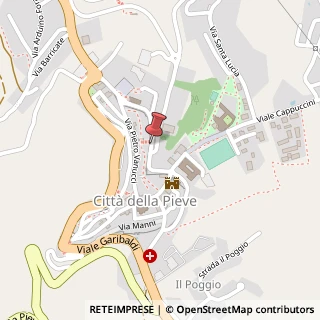 Mappa Via Guglielmo Marconi, 36, 06062 Città della Pieve, Perugia (Umbria)