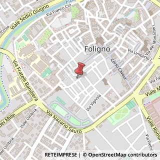 Mappa Via Giuseppe Mazzini, 76, 06034 Foligno, Perugia (Umbria)